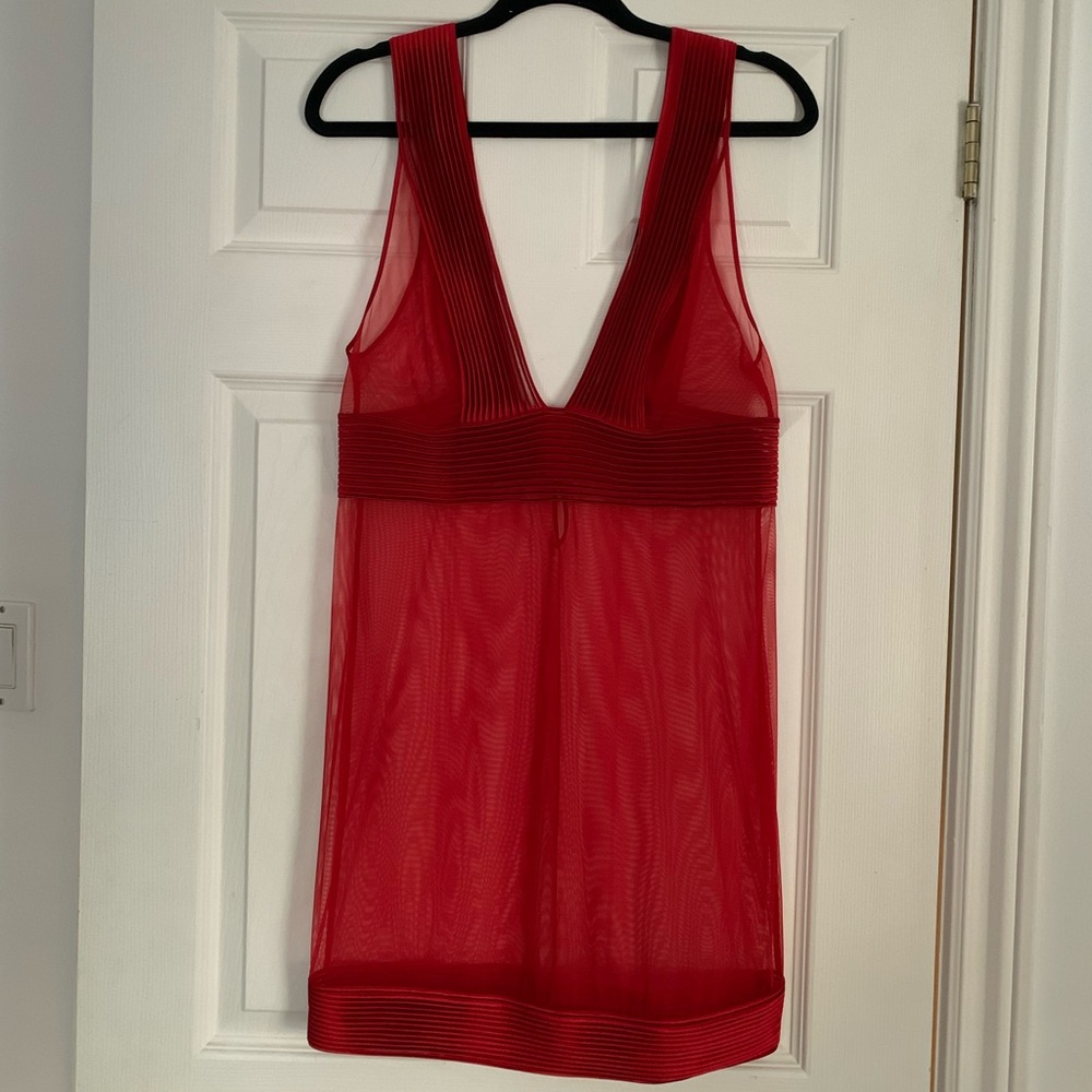Red Sheer La Perla Negligée